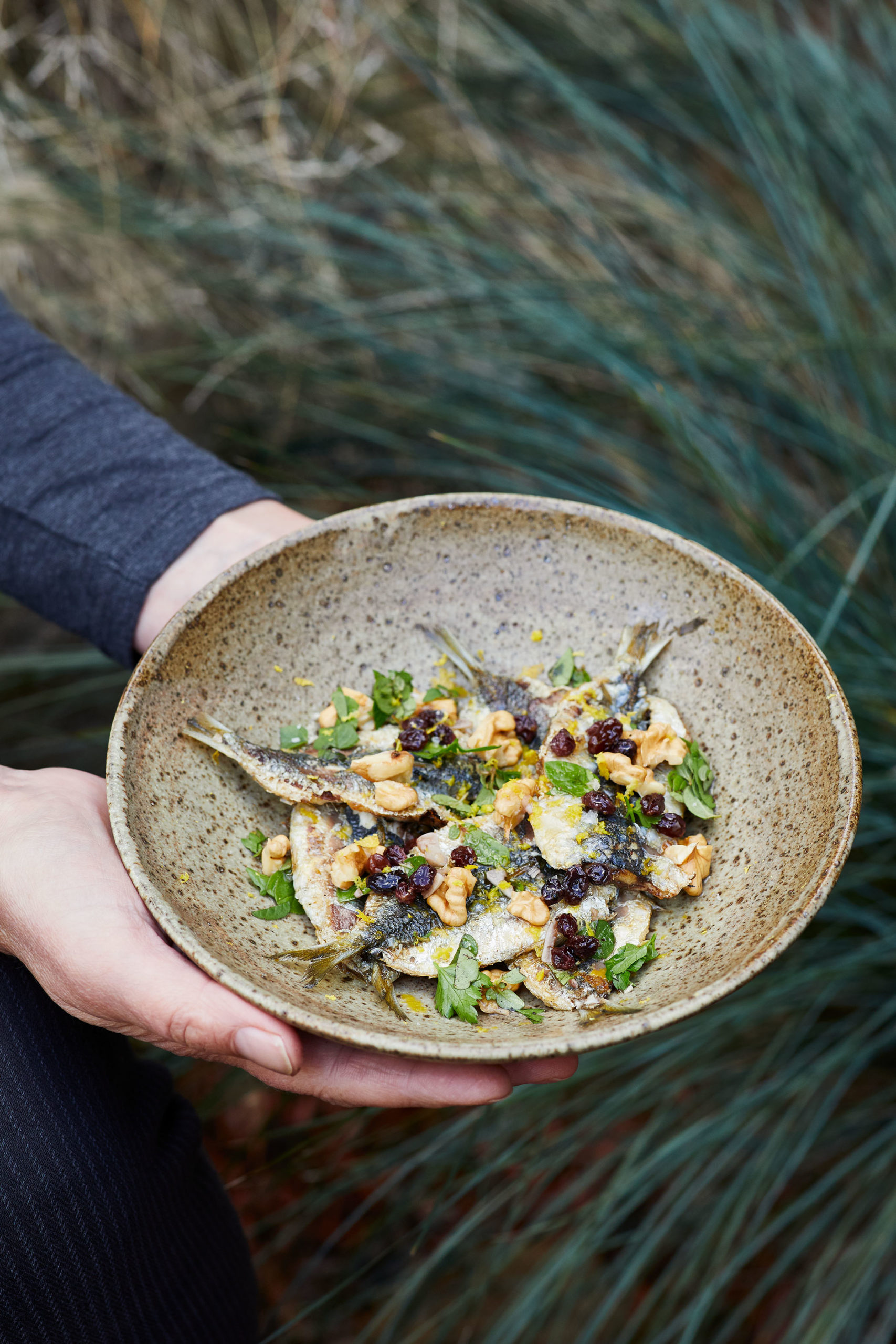 Sardines with Vinegar and Currant Dressing by Dani Valent GoodFish